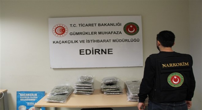 Kapıkule'de uyuşturucu operasyonu