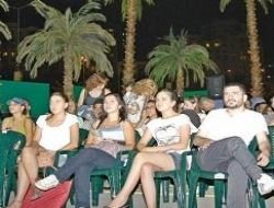 Açık havada sinema keyfi