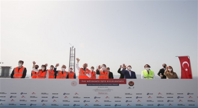 1915Çanakkale Köprüsü'nün ayakları tamamlandı