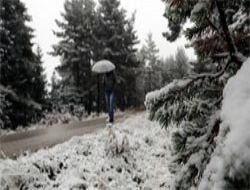 Kartalkaya'ya mevsimin ilk karı düştü