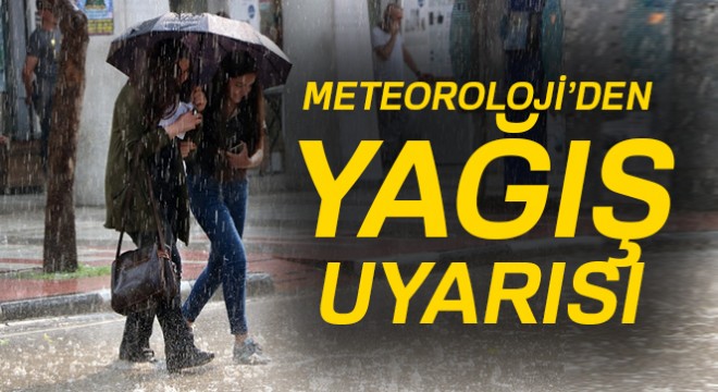 4 Kasım 2017 yurtta hava durumu  Meteoroloji'den sağanak yağış uyarısı