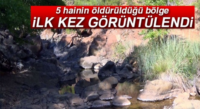 5 hainin öldürüldüğü bölge ilk kez görüntülendi