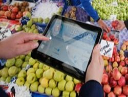 Halk pazarında tabletli denetim
