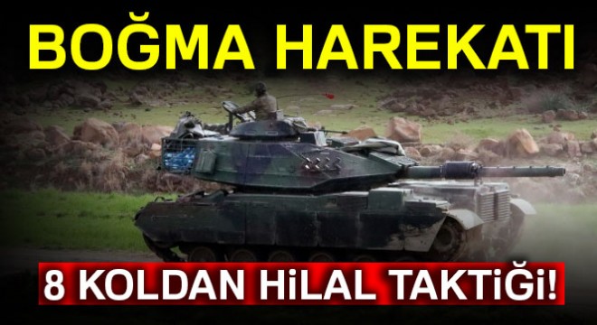 8 koldan hilal taktiği