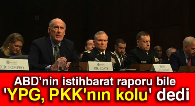 ABD'nin istihbarat raporu bile 'YPG, PKK'nın kolu' dedi