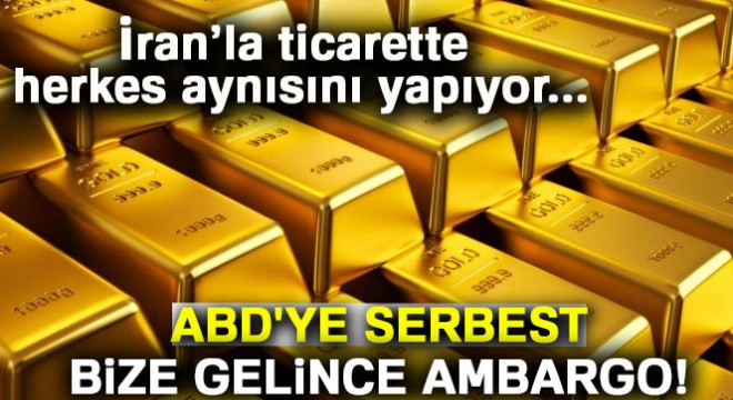 ABD'ye serbest bize gelince ambargo