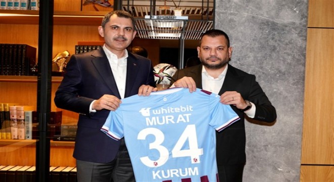 AK Parti'nin İBB Başkan adayı Kurum'dan Trabzonspor Başkanı Doğan'a ziyaret