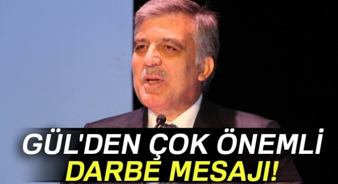 Abdullah Gül Twitter'dan yazdı: Bu ülkede darbe devri bitmiştir!