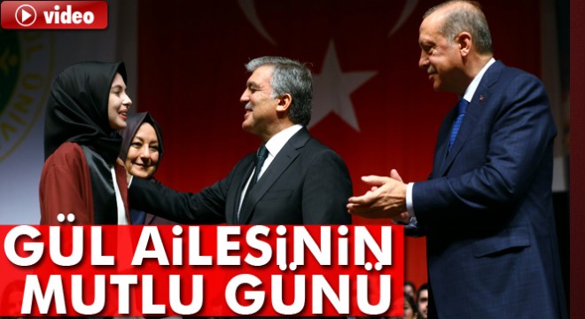 Abdullah Gül'ün gelini de Tıp Fakültesi'nden mezun oldu