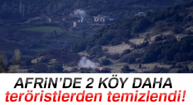Afrin'de Ebu Kab ve Hacılar köyü teröristlerden temizlendi