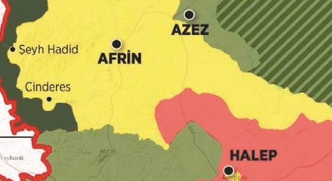 Afrin'in güney kapısı olan Cinderesi beldesi PKK/PYD'den tamamen temizlendi