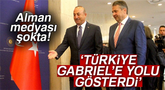 Almanlar şokta! 'Türkiye Gabriel'e yolu gösterdi'