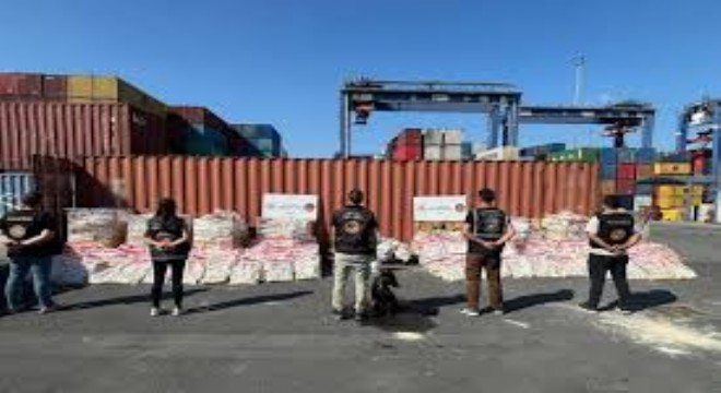 Ambarlı Limanı'nda 1,7 Ton Kokain Ele Geçirildi
