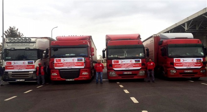 Azerbaycan'a ikinci yardım konvoyu yola çıkıyor