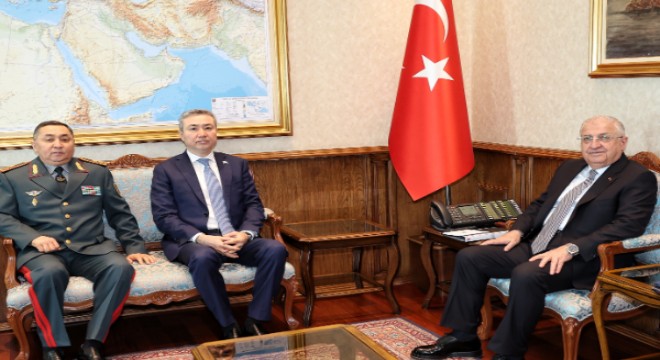 Bakan Güler, Kazakistan'ın Ankara Büyükelçisi Sapiyev'i ağırladı