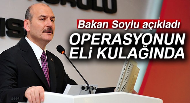 Bakan Soylu MKYK'da açıkladı: 'Operasyonun eli kulağında'