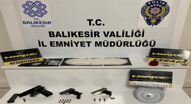 Balıkesir'de uyuşturucu operasyonu