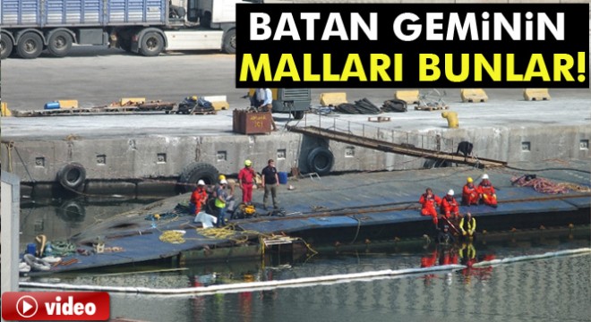 Batan geminin malları bunlar!