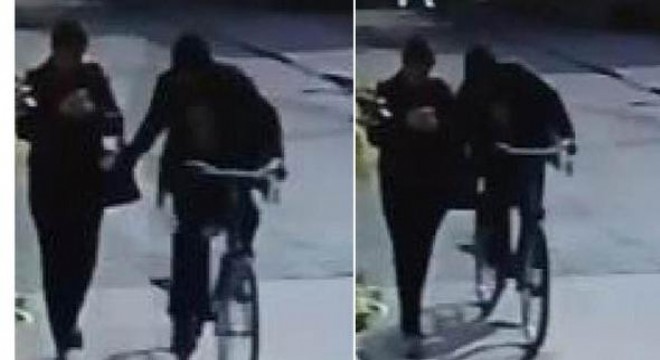Bisikletle tacizde yeni gelişme: Eşi yakalattı