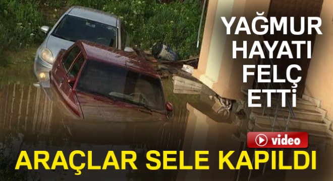 Bolu'da şiddetli yağış