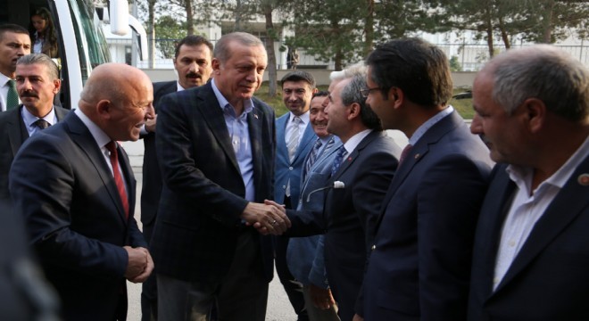 Büyükşehir Cumhurbaşkanını ağırladı