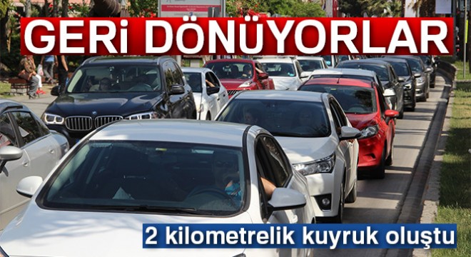 Çanakkale'de dönüş yoğunluğu!