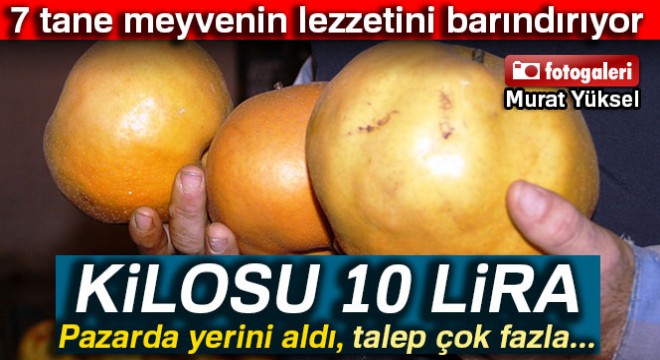 Çanakkale'de pazar tezgahlarını Japon armudu süslüyor