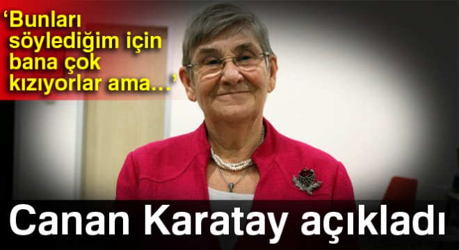 Canan Karatay: 'Avuç içi kadar pide yiyin'