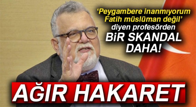 Celal Şengör'den skandal sözler!