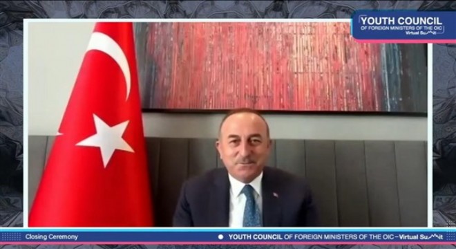 Dışişleri Bakanı Çavuşoğlu, İİT Dışişleri Bakanları Gençlik Konseyi Sanal Zirvesi'nin kapanış töreninde konuştu