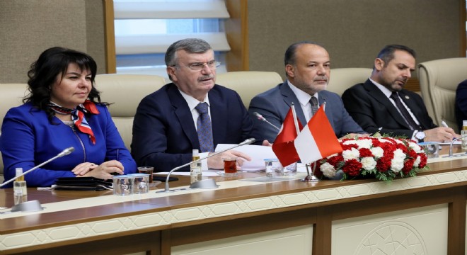 ENDONEZYA TEMSİLCİLER MECLİSİ HEYETİ TBMM'Yİ ZİYARET ETTİ
