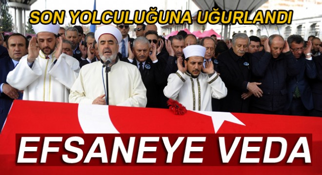 Efsane halterci Naim Süleymanoğlu son yolculuğuna uğurlandı