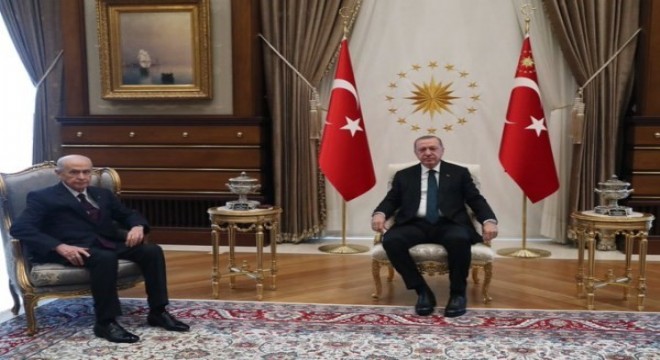 Erdoğan, Bahçeli'yi kabul etti