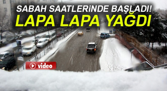 Erzurum'da Mart kapıdan baktırdı, kar kalınlığı 20 santimetreye ulaştı