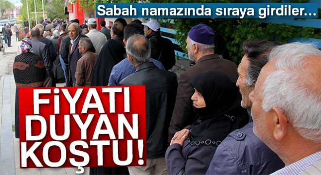 Et ve Süt Kurumu önünde ucuz et kuyruğu