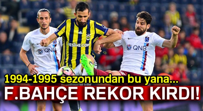 Fenerbahçe rekor kırdı!