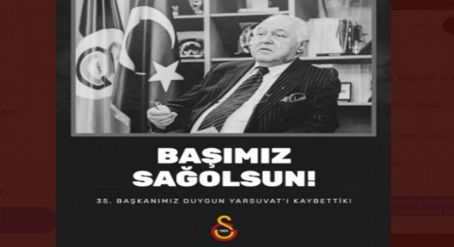 Galatasaray'ın eski başkanı Duygun Yarsuvat hayatını kaybetti