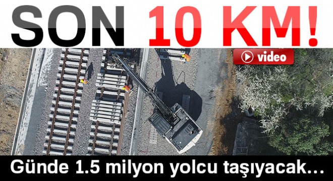 Gebze-Haydarpaşa banliyö hattındaki çalışmalarda son durum!