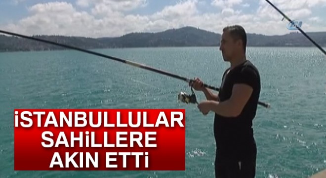 Güzel havayı fırsat bilen İstanbullular sahillere koştu