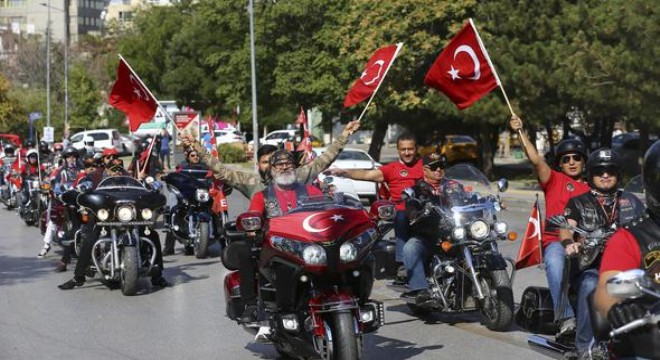 Harleycilerden ‘Gaziler Sürüşü'