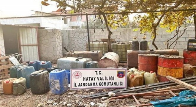 Hatay'da kaçak akaryakıt operasyonu