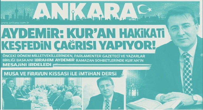 İbrahim Aydemir Ramazan Sohbetlerinde adalet ve sorumluluk vurgusunu anlattı