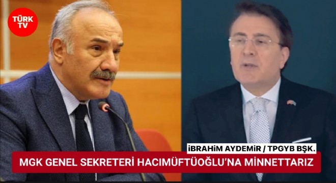 İbrahim Aydemir'den Seyfullah Hacımüftüoğlu'na Şükran Mesajı