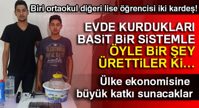 İki kardeş atık metal ve tuz ruhundan hidrojen üretti