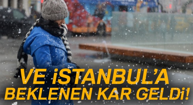 İstanbul'da beklenen kar yağışı başladı! 27 Şubat