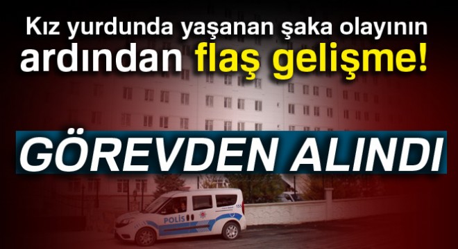 Karaman'da KYK İl Müdürü görevden alındı