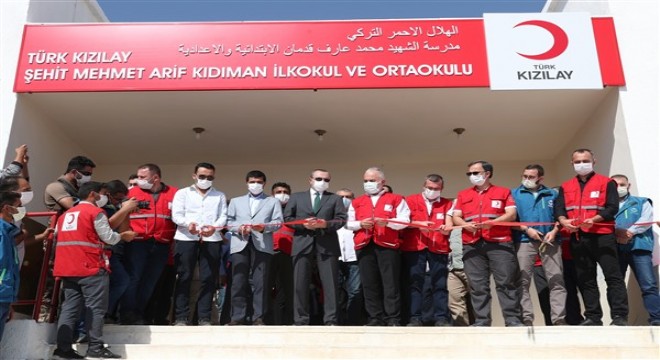 Kızılay Şehidi Kıdıman'ın adı Cerablus'taki okulda yaşayacak