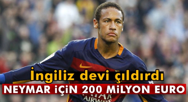 Manchester United'dan Neymar için 200 milyon Euro