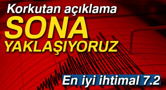 Marmara depremiyle ilgili flaş açıklamalar