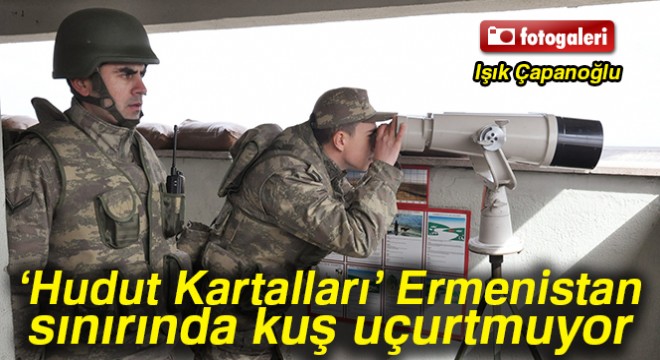 Mehmetçik Kars'ta eksi 15 derece soğukta nöbette